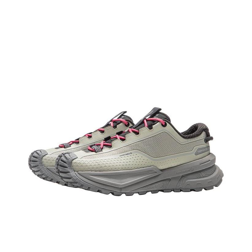 Li Ning Outdoor CF Trail Confortabil Fashion Simplu Rezistent Absorbant de șoc Rezistent la uzură Pantofi de drumeție cu vârf jos Unisex Pantofi de drumeție AHTV047-3