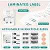 Portable Bluetooth Label Maker Machine with 3 Waterproof Label Rolls, 2 Inch Lightweight Thermal Label Printer for Small Business Office School Home