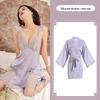 Satin Solid Color Camisole Nightdress with Push-Up Pads: Floral Design, Sexy & Comfortable Loungewear (Hot Seller)