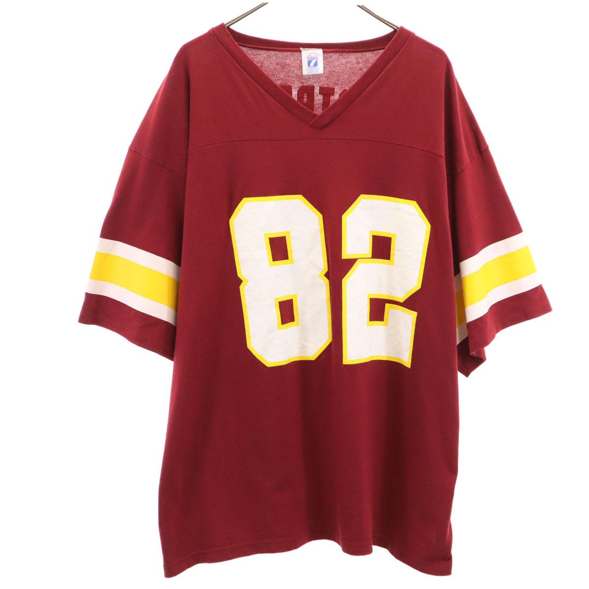 

LOGO7 90s Made in USA Old WEST BROOK 82 Short sleeve Long V-neck T-shirt Men s Used