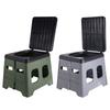With Lid Outdoor Camp Toilet PP Folding Truck Toilet Portable Folding Toilet  Camping Travel
