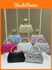 Glitzernde Pailletten-Handtasche mit Kettenriemen für Abend-Dinnerpartys
