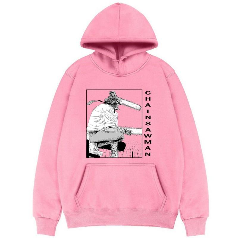 Denji Chainsaw Man Men Fashion Hoodies Men Women Hooded Sweatshirts Casual Pullovers Autumn Boys Girls Streetwear Hoodie