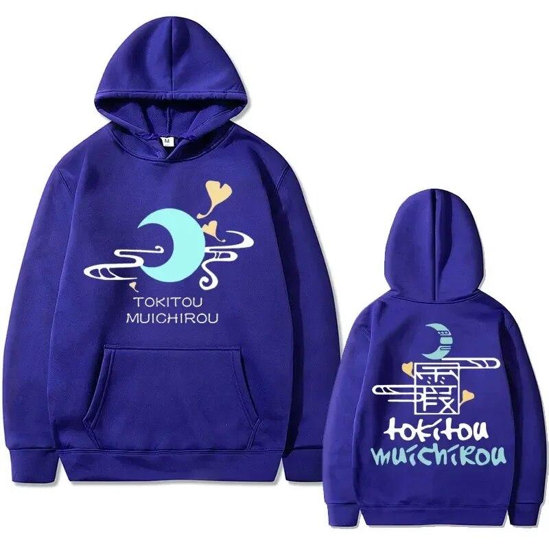 Japanese Anime Demon Slayer Muichiro Tokito Print Hoodie Kimetsu No Yaiba Sweatshirt Coat Unisex WoUnisex Fleece Cotton Casual Hoodies