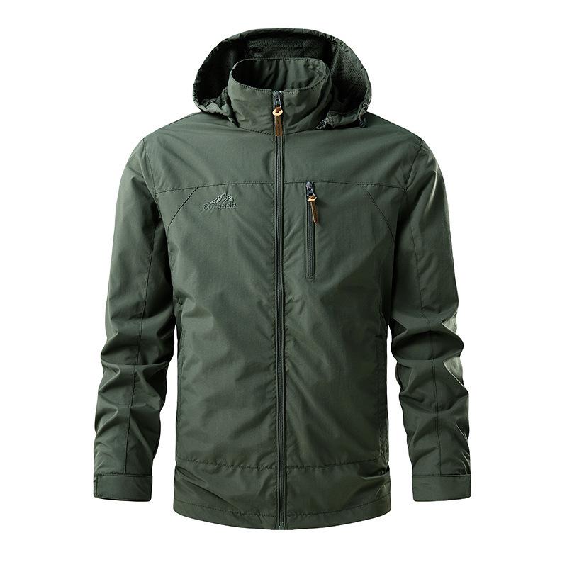 Men's Lightweight Windproof & Waterproof Jacket - Spring/Autumn Casual Breathable Windbreaker