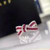 Gorgeous Finger Ring for Women Fashion Female Fashion Bright Zirconia Jewelry for Engagement Ceremony Party Accessories