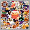 50 Halloween Cartoon Horror Graffiti Stickers for Suitcases, Water Bottles, and Phones