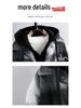 Trendy Winter Plaid Wool Coat for Boys (Ages 13-17) - Thickened, Plus Velvet