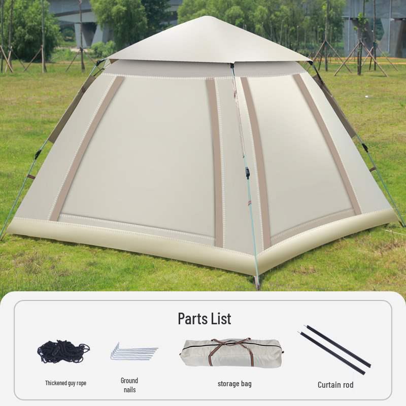 

Портативный автоматический комплект палатки: Водонепроницаемая туристическая палатка с защитой от солнца, быстрораскрывающаяся 1-6 People