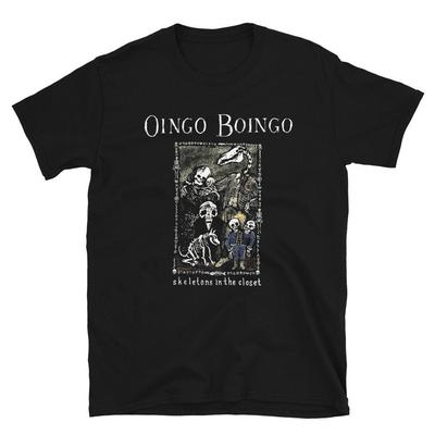 Oingo Boingo Shirt, Skelette im Schrank, Devo, Talking Heads, UNISEX Shirt