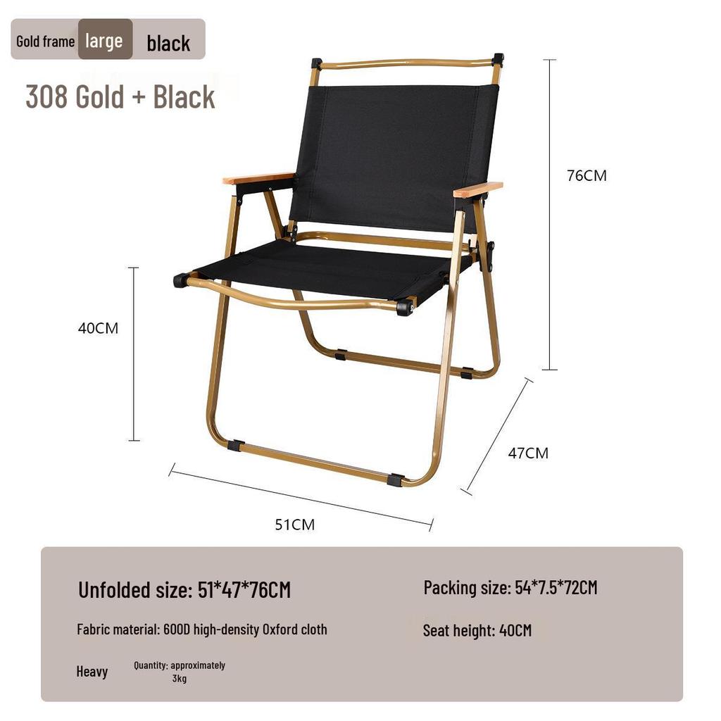Kermit Aluminum Alloy Portable Folding Camping Chair