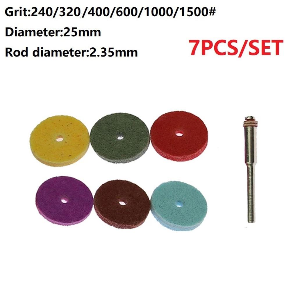 Wheel Grinding Disc Polishing Wheels 25mm /1inch 7pcs/set