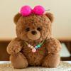 Cute Bear Dudu Dress Up Stuffed Toy Camera Bow Girl Children Birthday Gifts