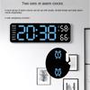 Multi-functional Digital LED Clocks Wall-mounted Display Table Clock  for Bedroom