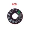 Novo Botão de Dial de Função da Tampa Superior Rótulo Para 5D3 6D 6D2 5D4 70D 600D 60D 7D 5D2 700D Câmera Dial Pad Prato Giratório-Tag