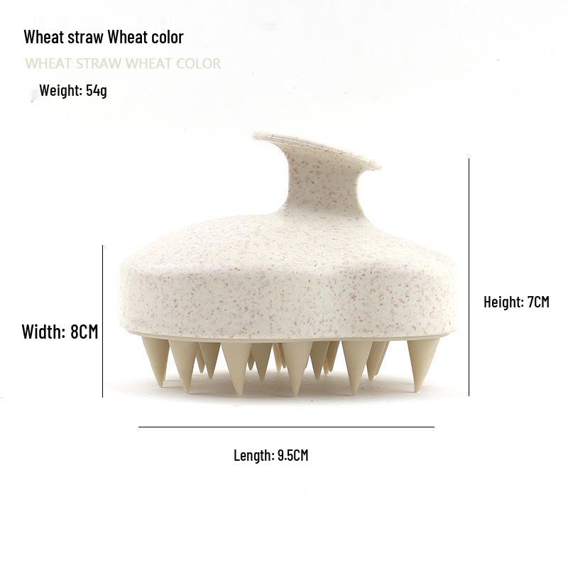 

Силиконовый массажер для кожи головы и шампунь-щетка цвета Моранди OPP Bag