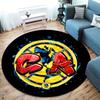 Club America Round Area Rug,Carpet Rug for Living Room Bedroom Sofa Playroom Decor,Non-slip Floor Mat