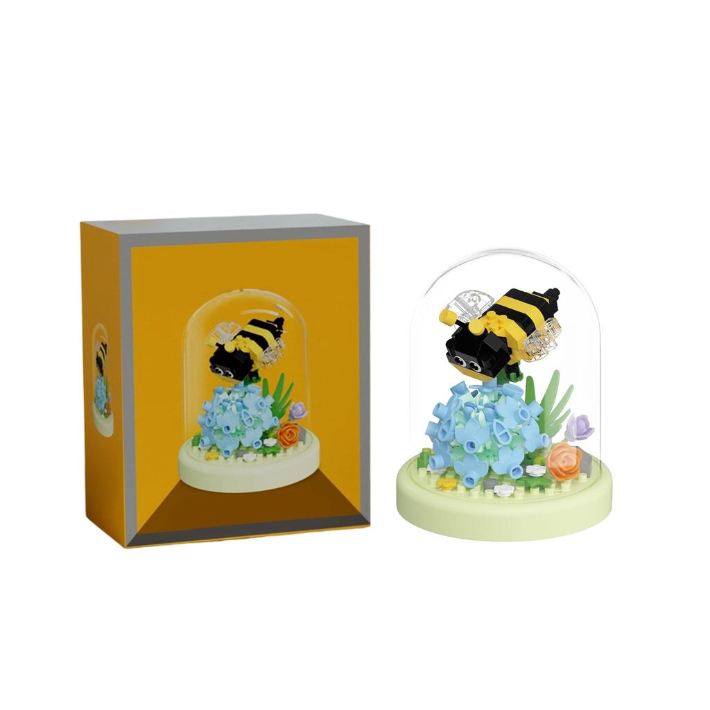 Butterfly, Insect, Flower Potted Plant, Building Block, Compatible With  , Assembly, Toy, Ornament, Gift