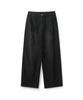 COSTUME O’CLOCK Linen-Like Non-Faded Wide Denim Pants Cp Black Coospt255Cpblack