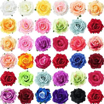Bohemian Rose Lace Hair Clip and Brooch - Artificial Flower Accessory