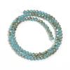 4/6/8mm Faceted Crystal Beads Lake Blue Glass Loose Spacer Beads For Jewelry Making DIY Handmade Bracelet Necklace Accessories
