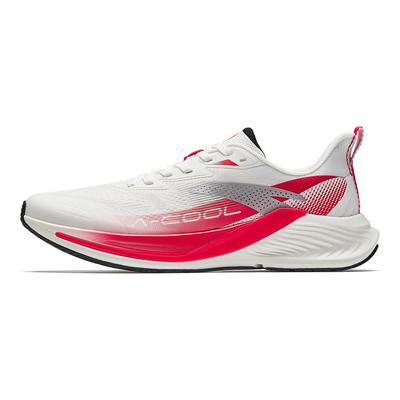 Hydrogen Run Cool Lightweight Running Shoes Men Sneakers White Red Silver 912625514-2