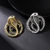 Personalized Retro Cobra Brooch with Diamond Chest Flower Twelve Zodiac Animals Snake Animal Chest Badge