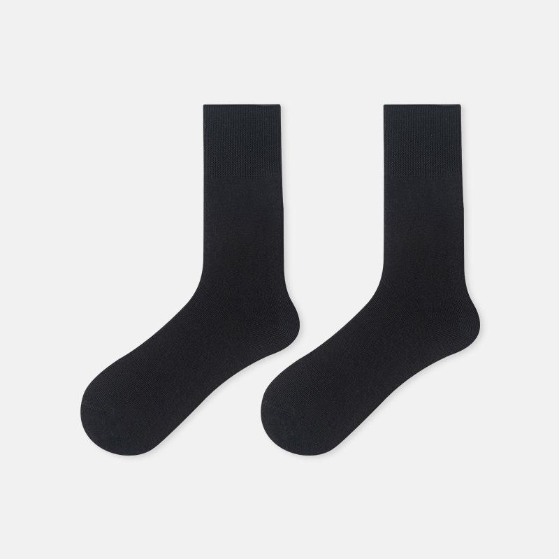 

Women s Mid-calf Socks, Pile Socks, Women s Long Calf Socks, Autumn Boneless Postpartum Socks, Pure Cotton Long Socks 1 pair чорний