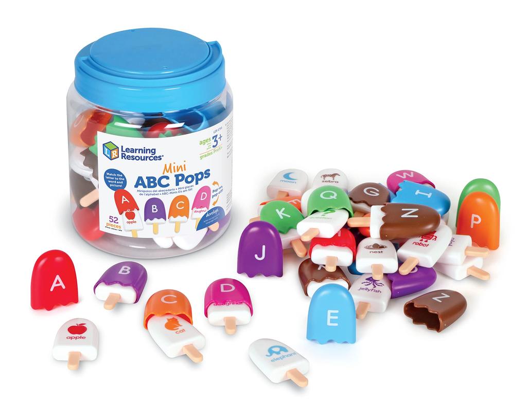Learning Resources Mini ABC Pops Educational Toy 52 Pieces LER6799