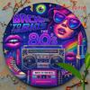 Retro S Neon Metal Wall Art  D Flat Print Vintage S Decor with Cassette Tapes Boombox  S Icons  Office Cafe
