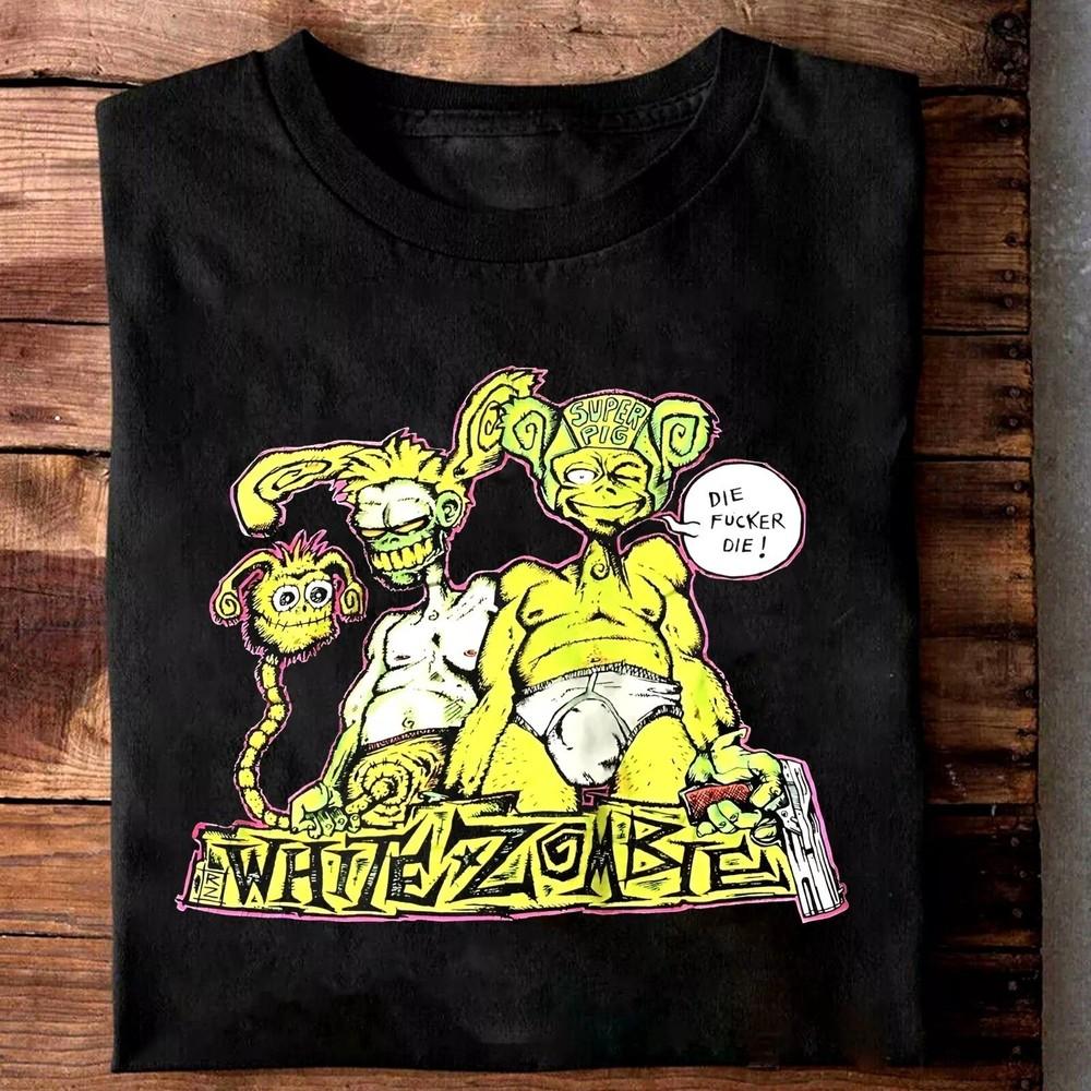 White Zombie Band Shirt Unisex All Size T-Shirt Unisex Unisex T-Shirt XXXL