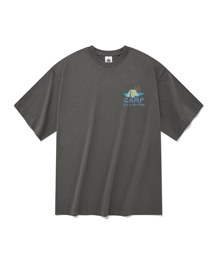 RADINEO Camp Short Sleeve T-Shirt Gray