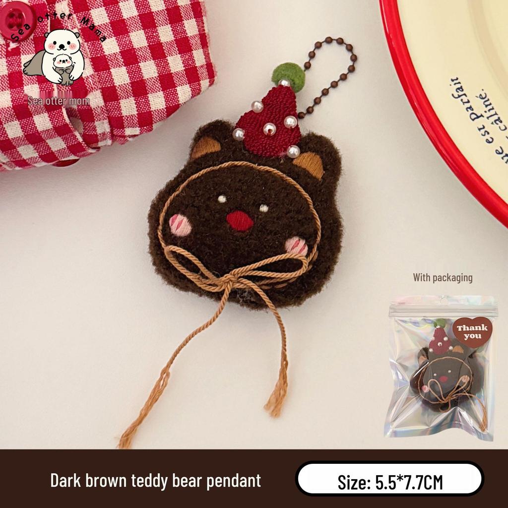 Christmas Plush Doll Hair Clip - Cute, Versatile, Decorative Side Clip for Girls
