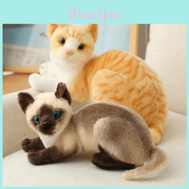 Cute Sitting Cat Plush Soft Toy Featuring Realistic Design And Premium Material