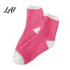Plush Home Slippers 1 Pair Women Fuzzy Socks for Valentine's Day Warm Fluffy Coral Fleece Day Slipper Socks Fall Winter Thick Sleeping Gift Holiday