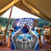 1PC Smallfoot Outdoor Blanket Lightweight Flannel, Soft & Warm, All-Season, Outdoor, Camping, Living Room, Office,  L1106054