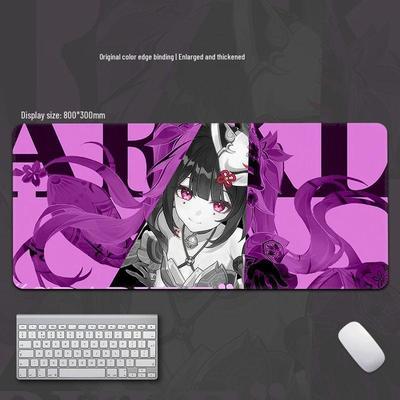Honkai: Star Rail Großes Esports Anime Mauspade - Tastatur- und Schreibtischunterlage für Gaming und Wohnheime