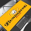 RUM B-Bundaberg Theme Premium Non-slip Mouse Pad with Stitched Edges,Durable Rubber Material,for Desktop & Gaming Great Gifts
