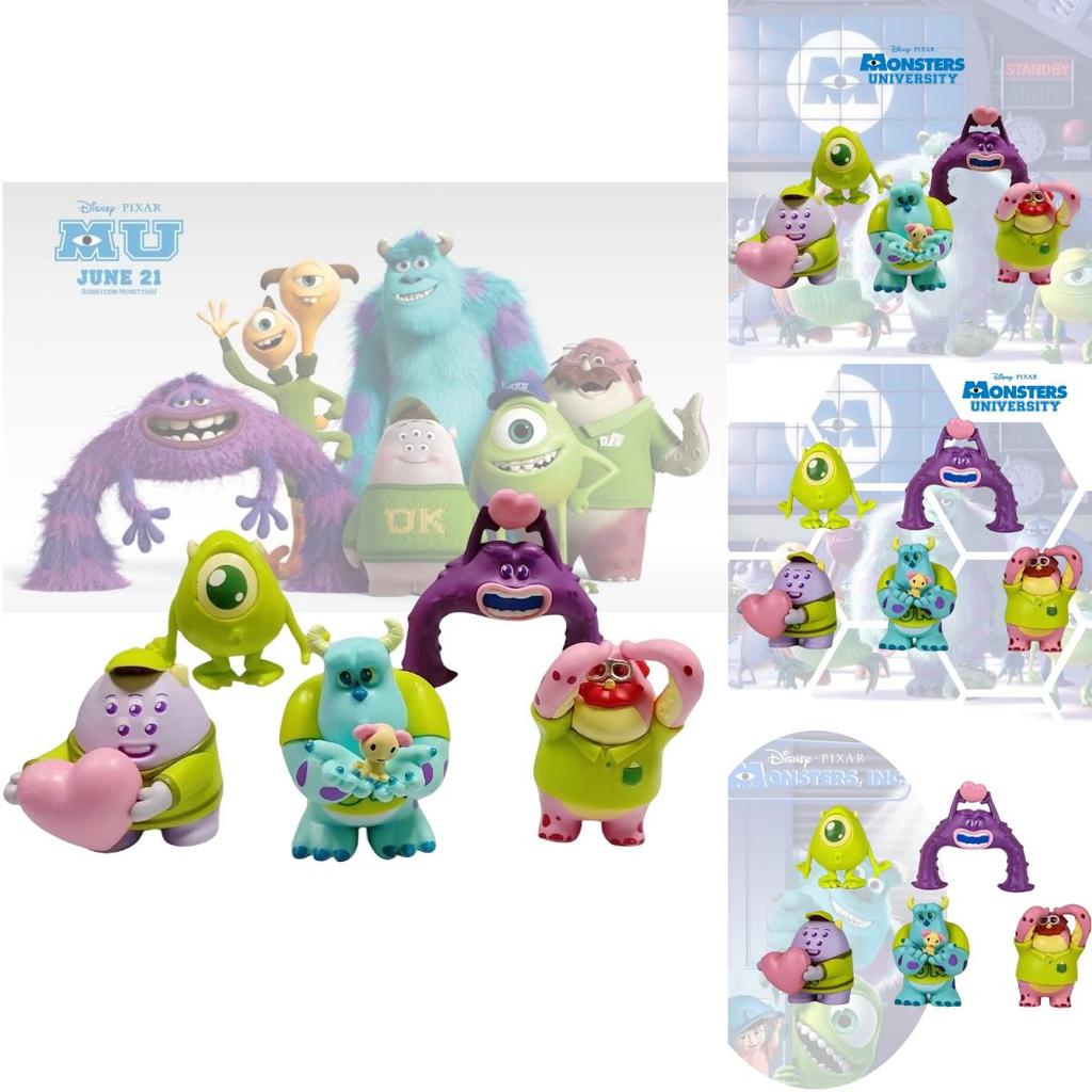 Monster University Sulley Eye Monster Toy Model Figure Approximately 5.5-7cm Plastic Material