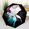 1pc Spider-Gwen Custom Name Automatic Folding Umbrella - Compact 8-Rib Design, Durable Plastic & Iron, Daily Use 008