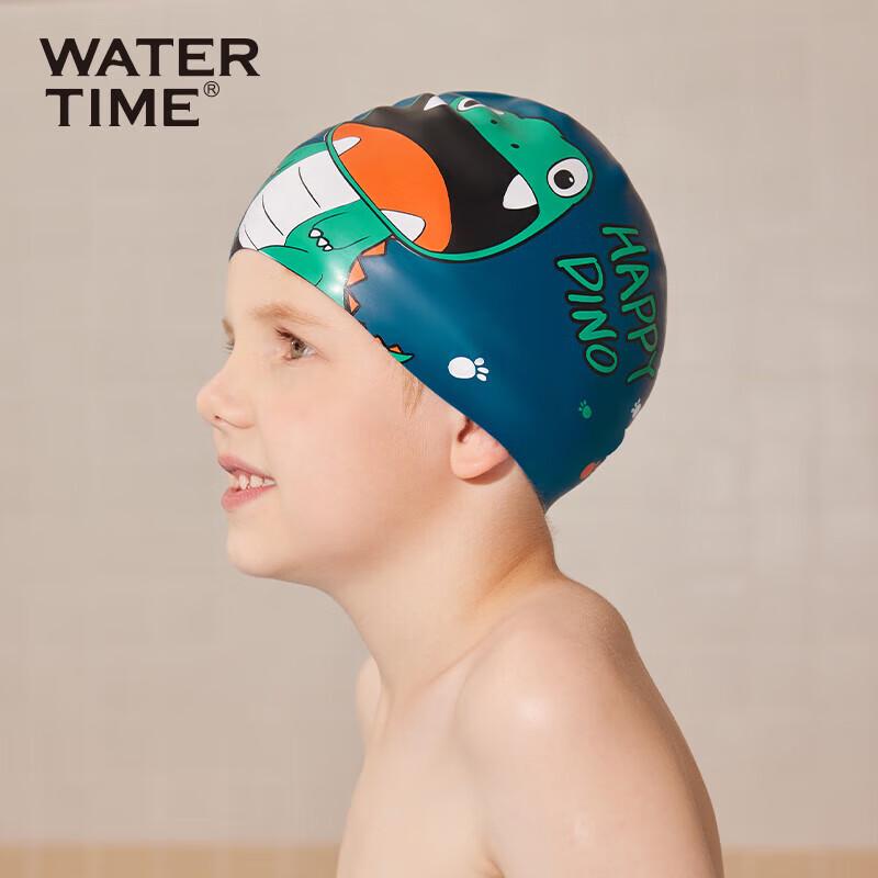 WATERTIME Kinder Wasserdichte Silikon-Badekappe