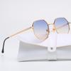 Metal Geometric Women Fashion Glasses For Tropical Beach Vacay Shopping Outdoor Casual Activities Street Snap Accessories