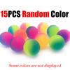 15Pcs/Set Colorful Bouncing Ball 25Mm Size Assorted Elastic Balls Pet Favors Funny Dog Chasing Game Prop Festival Party Gift Zyf