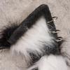 Plush Wolf Headbands With Cat Ears Alternative Fashion Festival Hair Hoop for Photoshoots Or Casual Outings