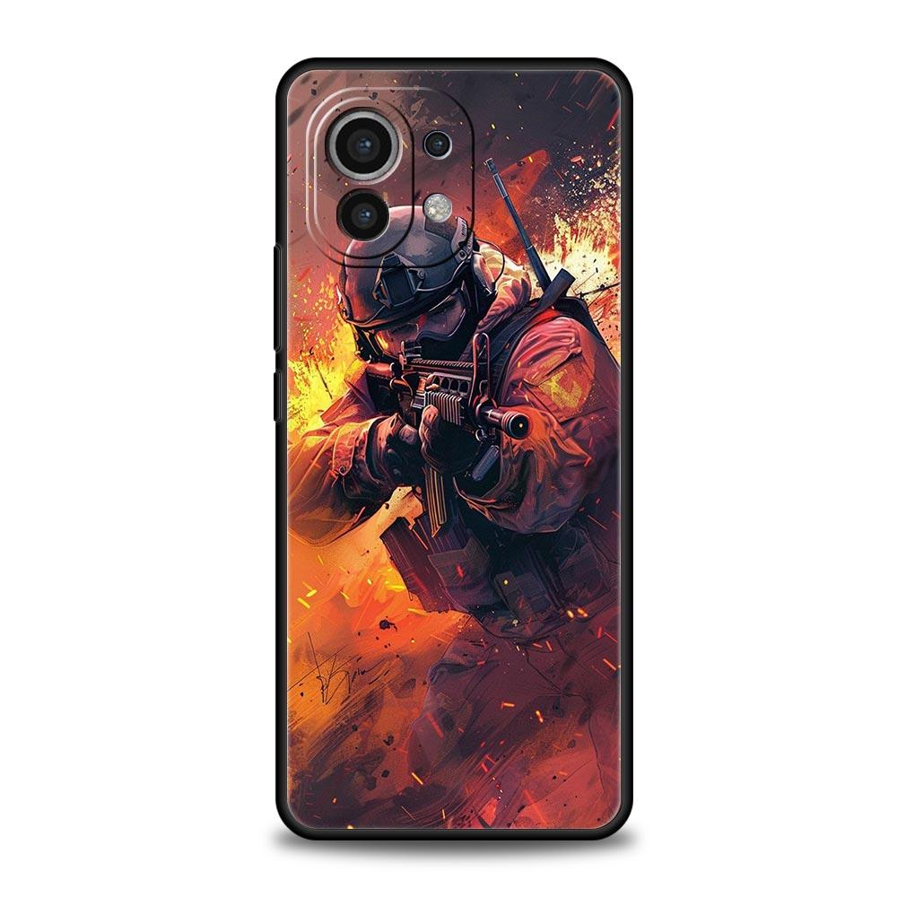 Phone Case For Xiaomi Mi 15 14 13 12 11 Lite 14T 13T 12T 11T Pro Poco X7 X6 X5 X3 Pro F6 F5 F4 Cover Counter Strike CS GO