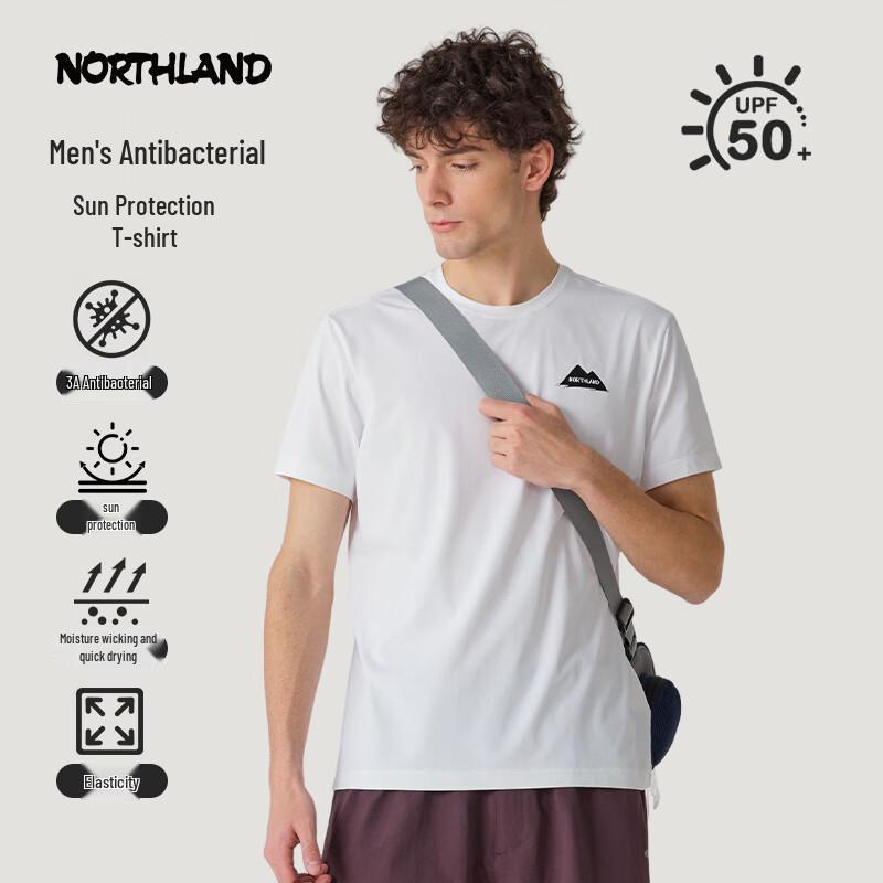 

NORTHLAND Men s Quick-Dry Sun Protection Short Sleeve T-Shirt 165/84A