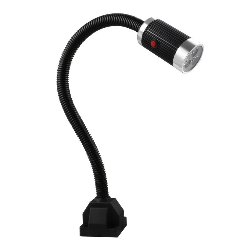 Luci da lavoro a LED magnetiche per macchine CNC e fresatrici, 220V/24V, design con tubo flessibile a collo di cigno