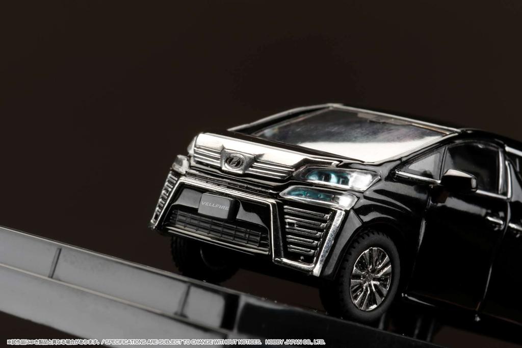 HJ64 Toyota Vellfire Z G EDITION Black Finished Model Kit HJ642028BK 1/64 (H30W) 2.5L