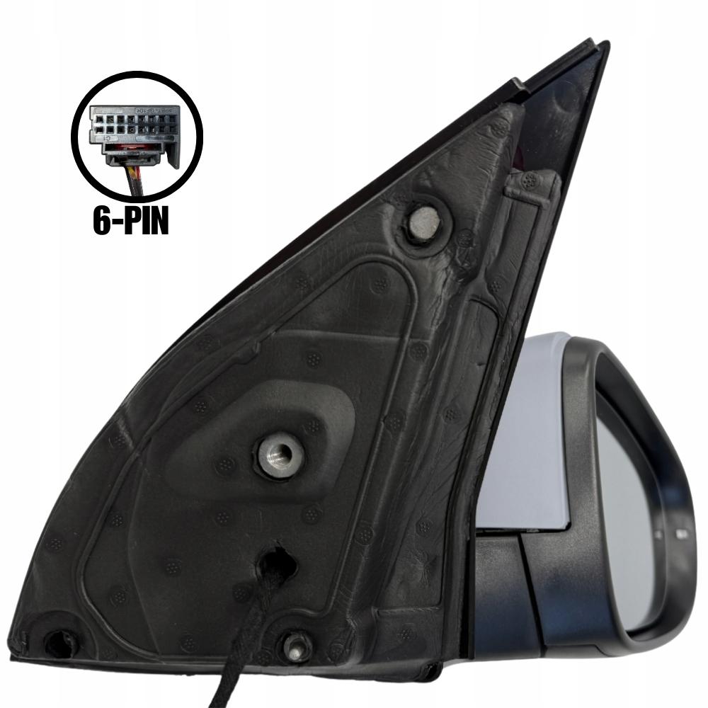 Right Mirror VW Golf 6 Electrically Controlled Heated 6-Pin 2008-2012