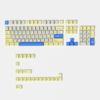 114 Keys Ink Blue Double Shot PBT Keycaps Cherry Profile Custom Keyboard Key Caps for Gateron MX Switches Gaming Keyboards